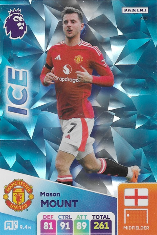 Mason Mount Ice Card #449 - Adrenalyn XL 2025 Premier League (Manchester United)