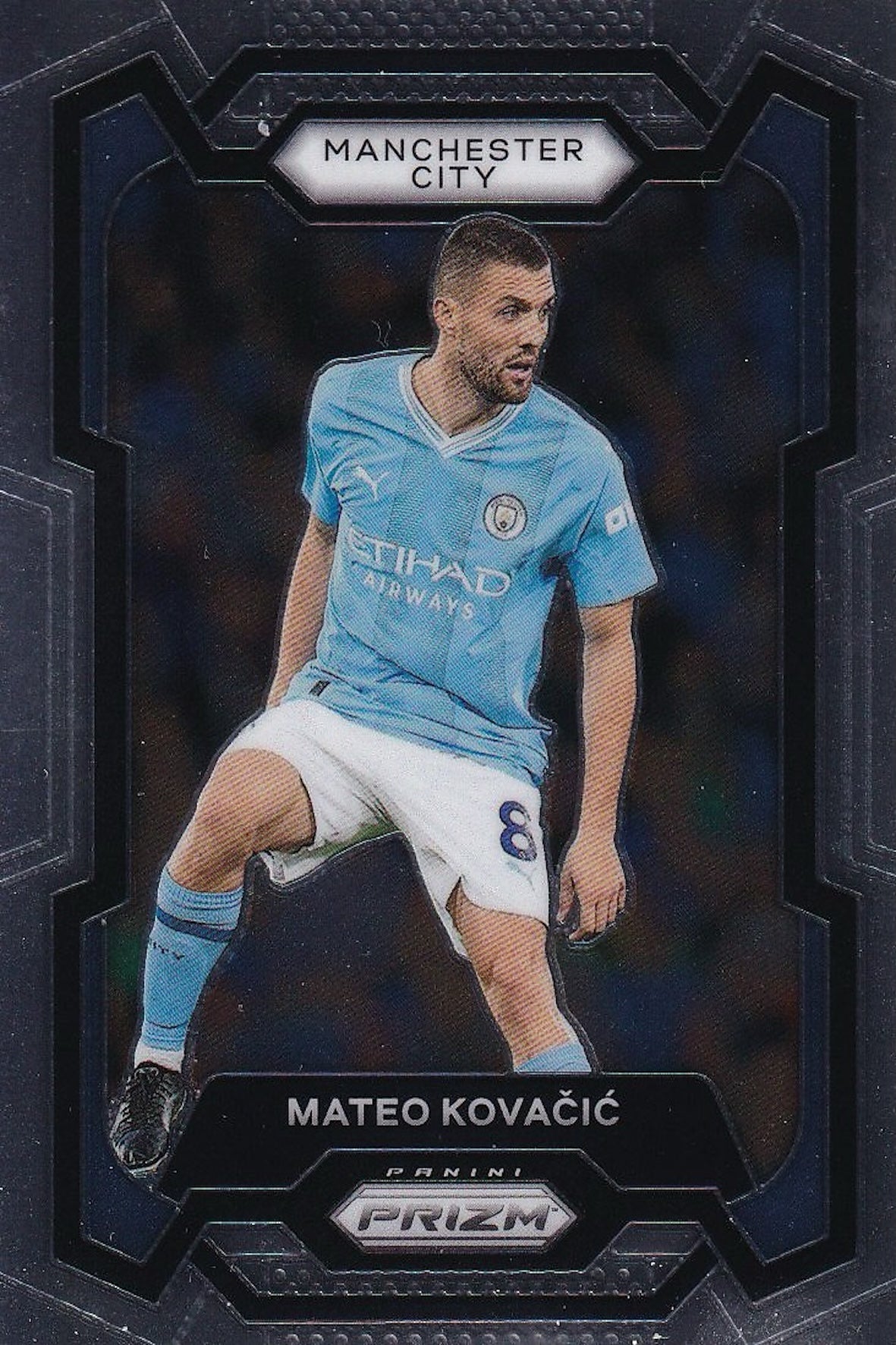 Mateo Kovacic Base Card #13 - 2023-24 Panini Prizm Premier League Soccer - Manchester City
