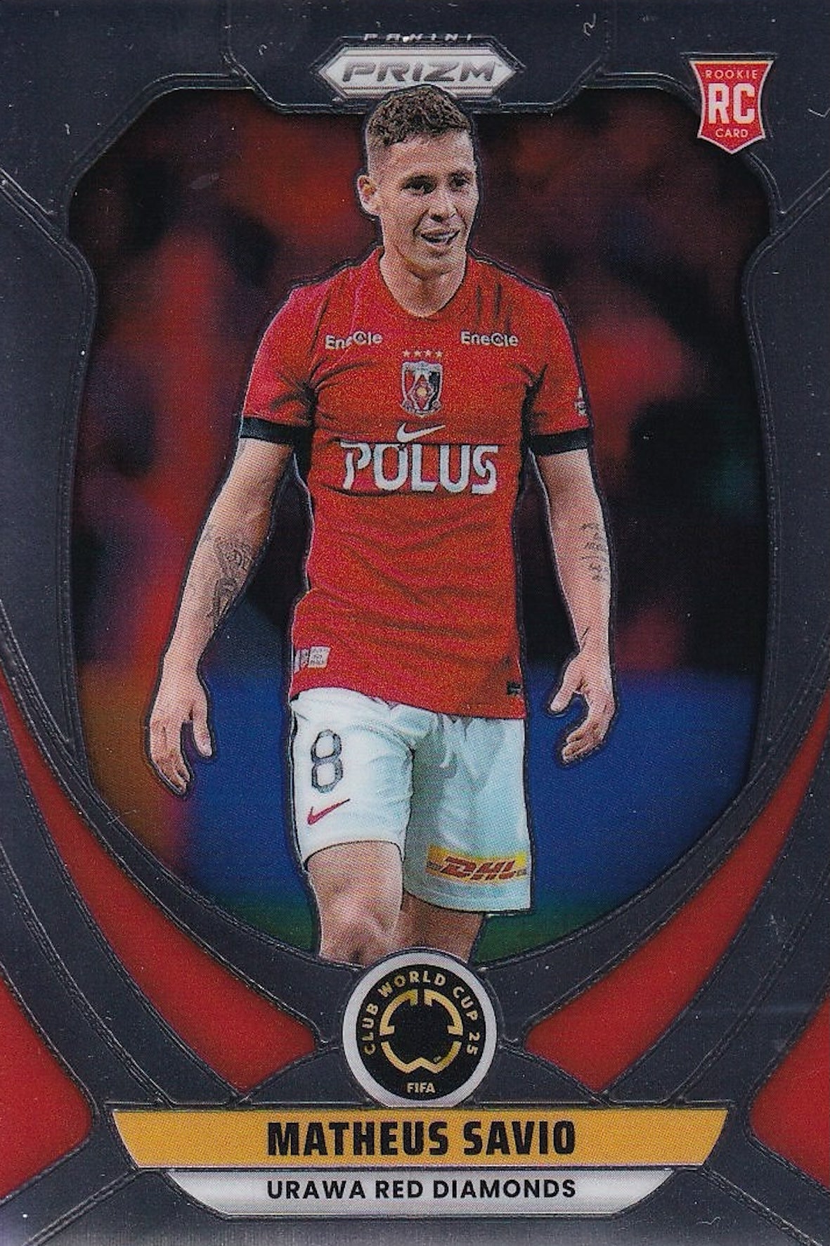 Matheus Sávio Rookie (RC) Base Card #78 - Panini Prizm FIFA Club World Cup 25 (2025) - Urawa Red Diamonds