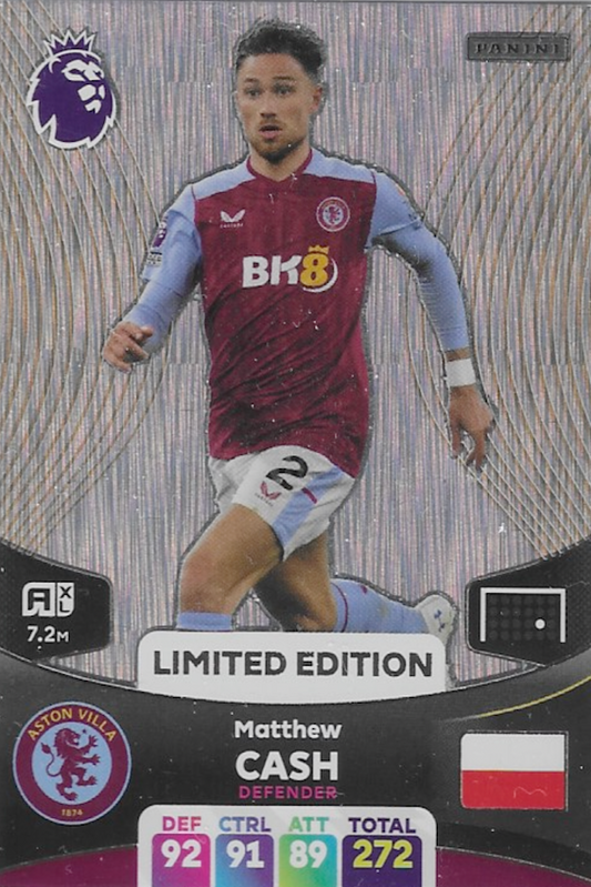 Matthew Cash Limited Edition Card - Adrenalyn XL 2024 Premier League by Panini