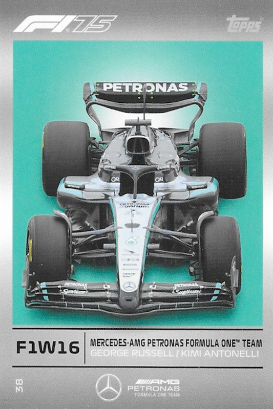Mercedes Car F1W16 Card #38 - Topps F1 Turbo Attax 2025 