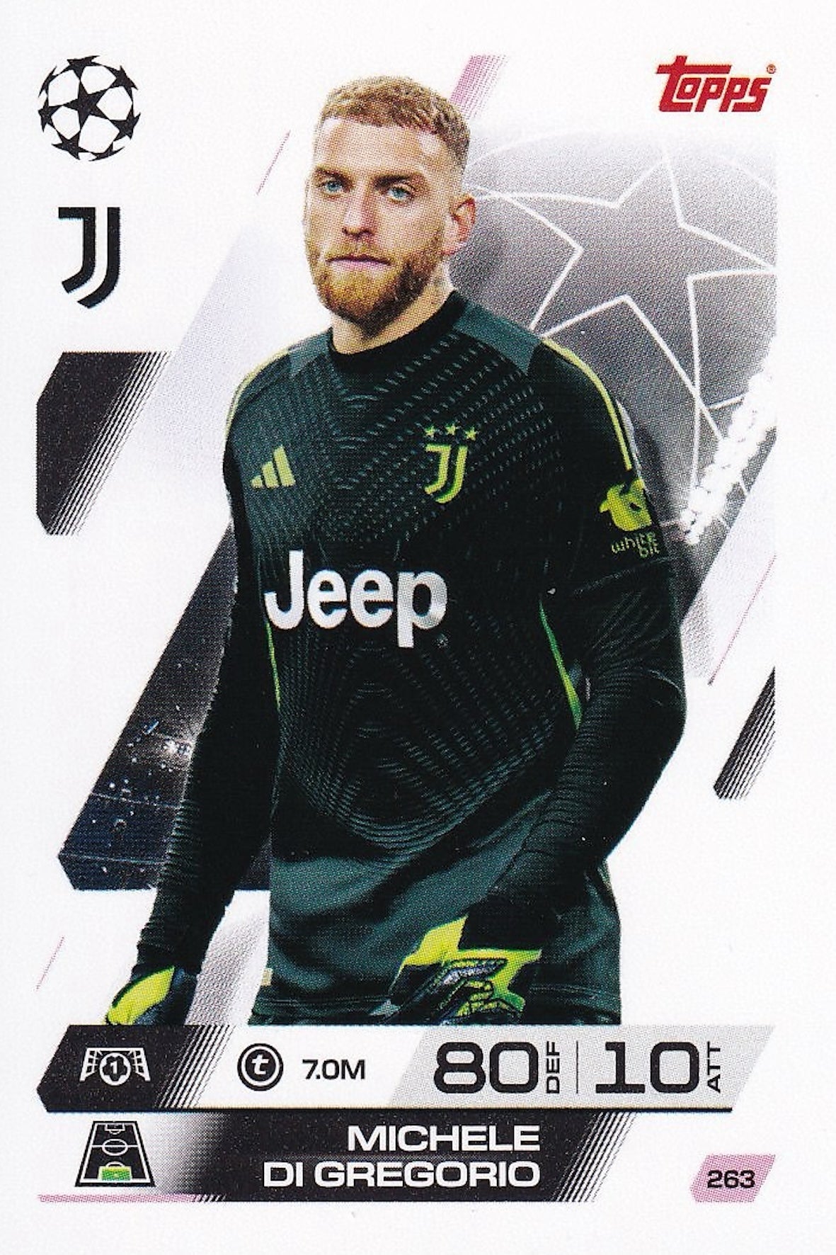 Michele Di Gregorio Base Card #263 - Topps Match Attax 25/26 (2025/2026) Juventus