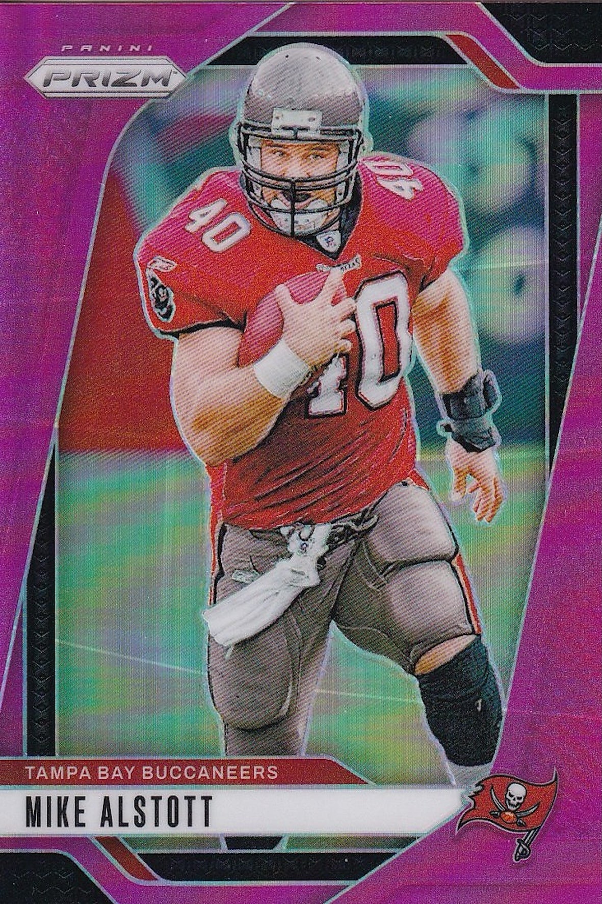 Mike Alstott 2024 Pink Panini Prizm #275 Card - Tampa Bay Buccaneers