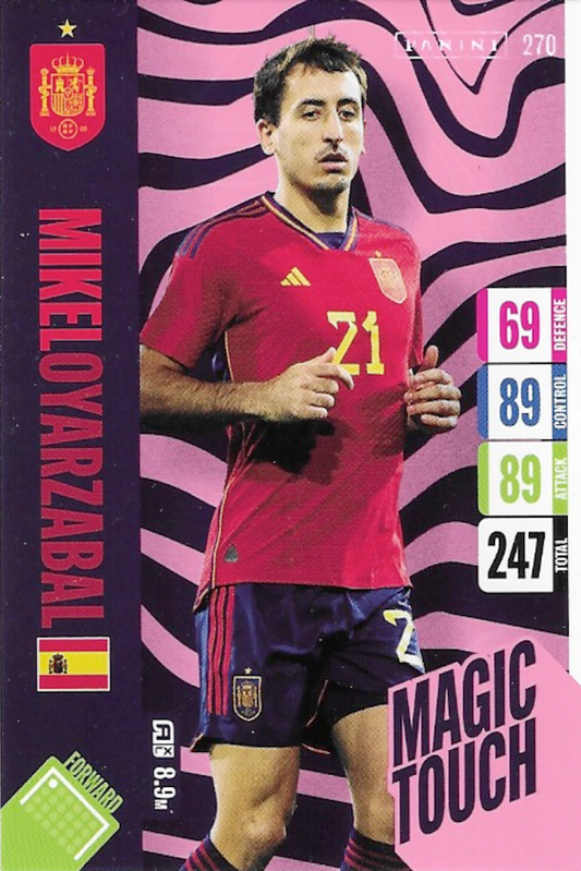 Mikel Oyarzabal Magic Touch Card Number 270 - Adrenalyn XL 2024 England Tournament Edition by Panini