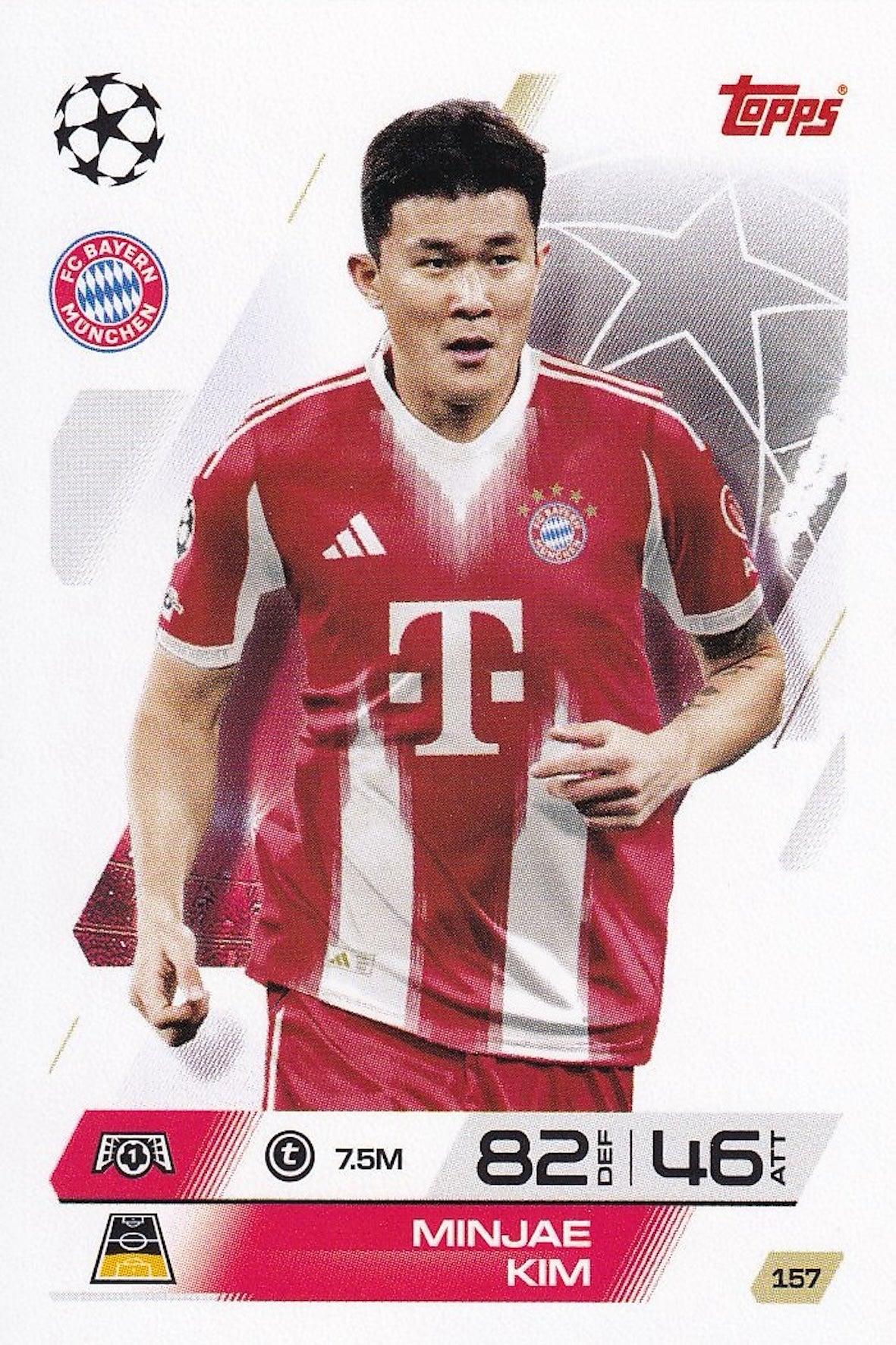 Minjae Kim Base Card #157 - Topps Match Attax 25/26 (2025/2026) Bayern Munich