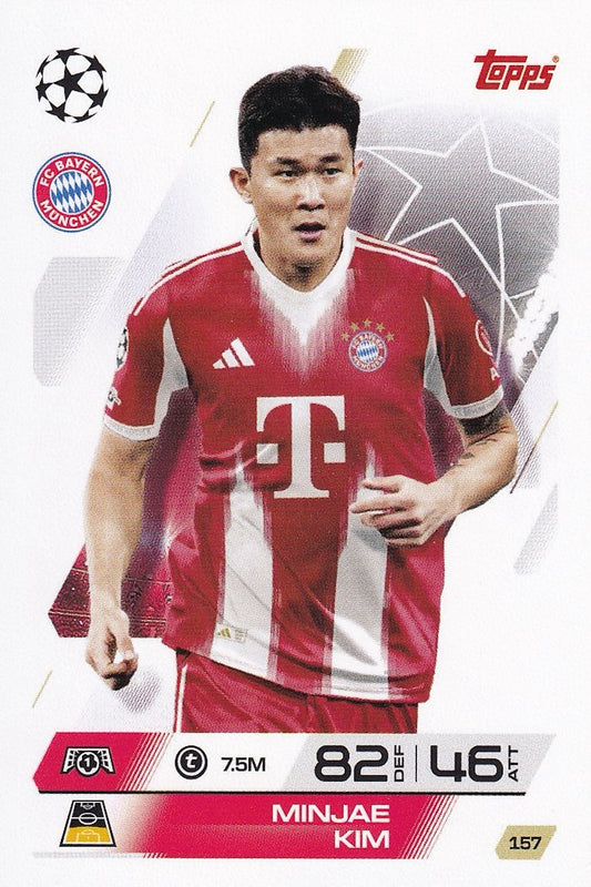 Minjae Kim Base Card #157 - Topps Match Attax 25/26 (2025/2026) Bayern Munich