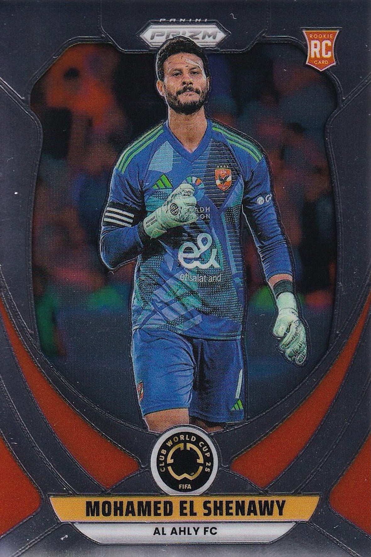 Mohamed El Shenawy Rookie (RC) Base Card #3 - Panini Prizm FIFA Club World Cup 25 (2025) - Al Ahly FC