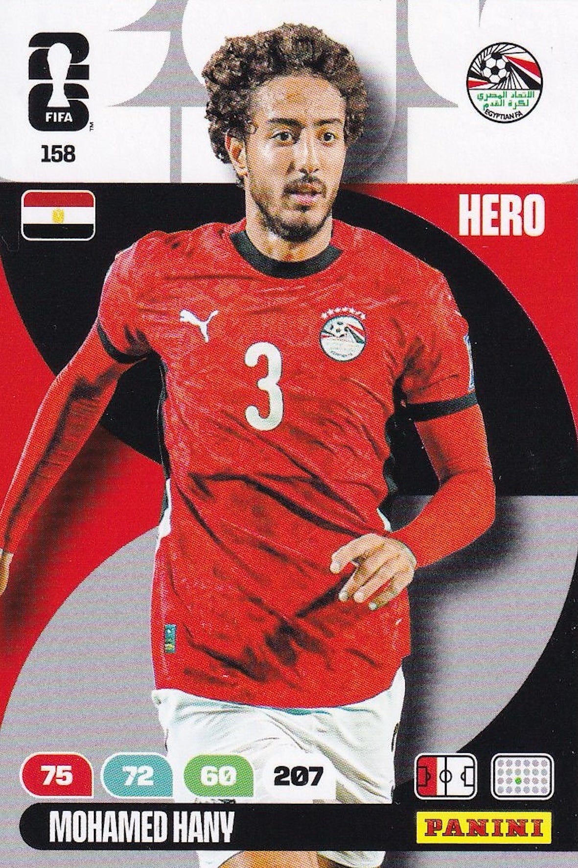 Mohamed Hany Hero Base Card #158 - FIFA WORLD CUP 2026 - Panini Adrenalyn XL - Egypt