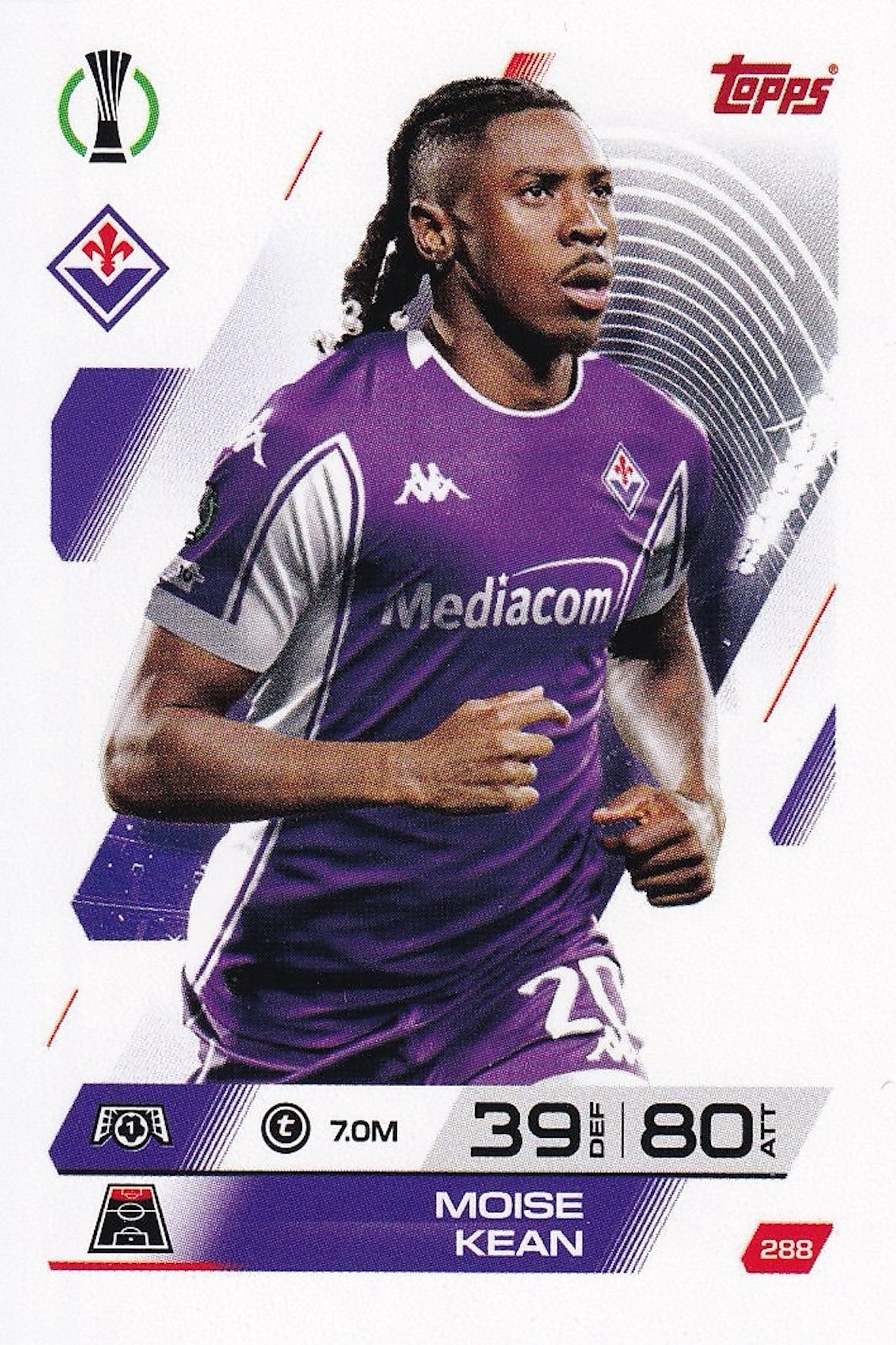 Moise Kean Base Card #288 - Topps Match Attax 25/26 (2025/2026)