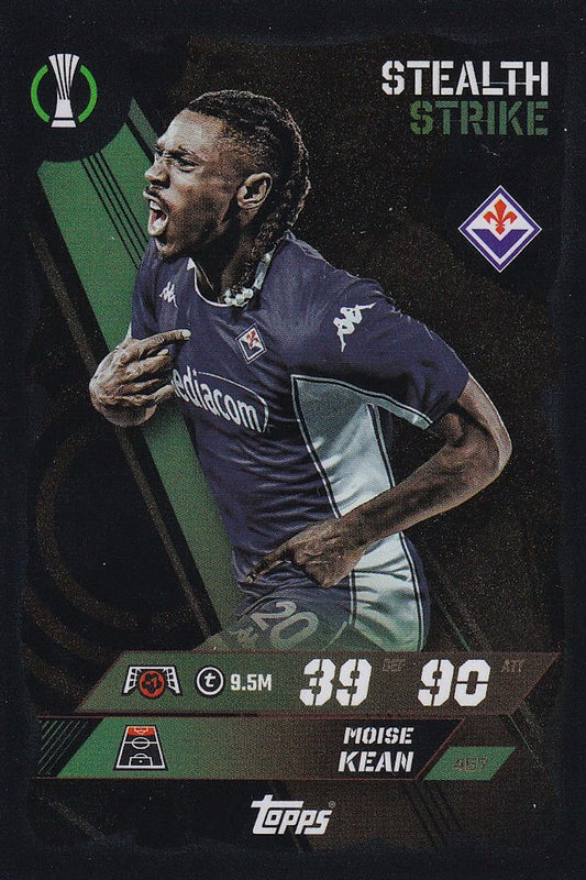 Moise Kean Stealth Strike Card #457 - Topps Match Attax 25/26