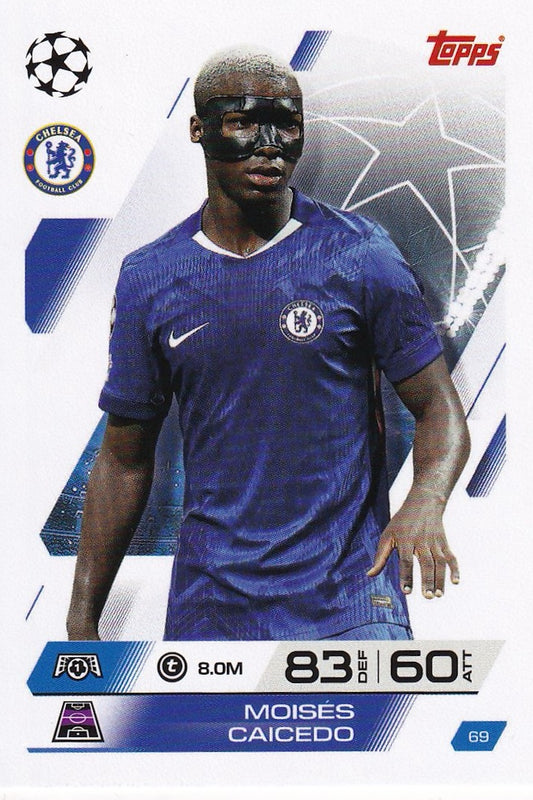 Moises Caicedo Base Card #69 - Topps Match Attax 25/26 (2025/2026) Chelsea
