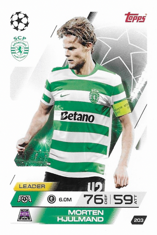 Morten Hjulmand Base Card #203 - Topps Match Attax 25/26 (2025/2026)