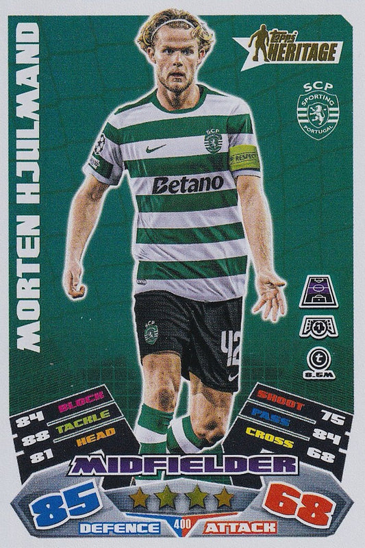 Morten Hjulmand Heritage Card #400 - Topps Match Attax 25/26 (2025/2026) Sporting CP