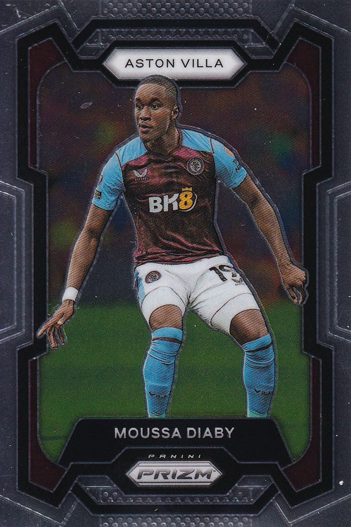 Moussa Diaby Base Card #111 - Panini Prizm Premier League 23-24 2023-2024 (Aston Villa)