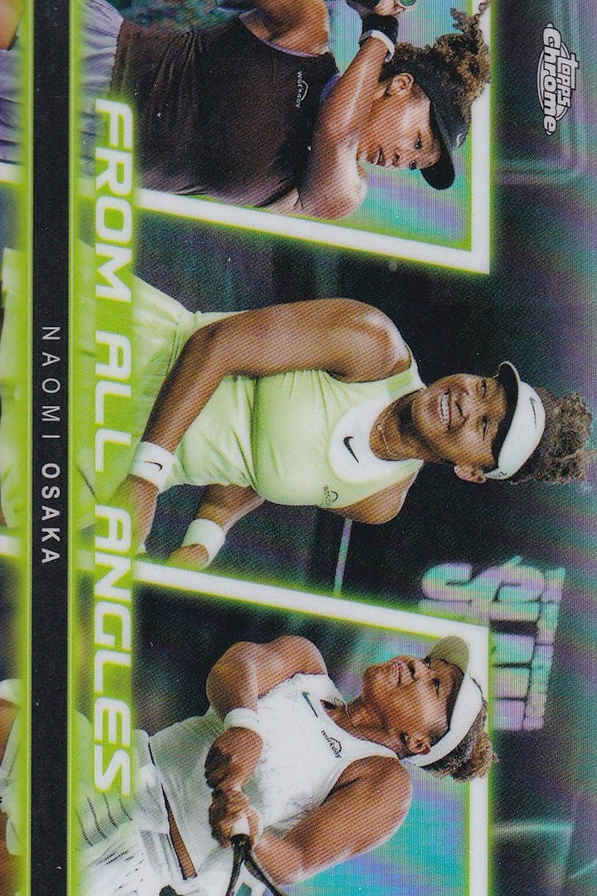 Naomi Osaka From All Angles #FAA-1 - 2025 Topps Chrome Tennis Card