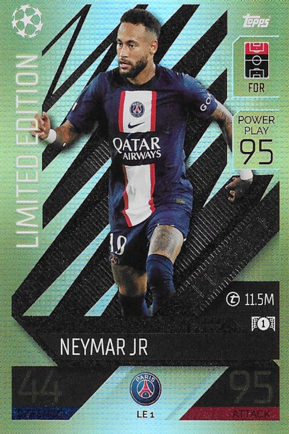 Neymar Jr PSG Limited Edition Card LE1