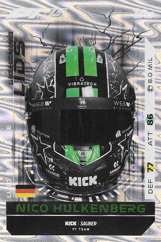 Nico Hulkenberg, Topps F1 Turbo Attax 2025, Lightning Lids Card, LL10 EXCLUSIVE