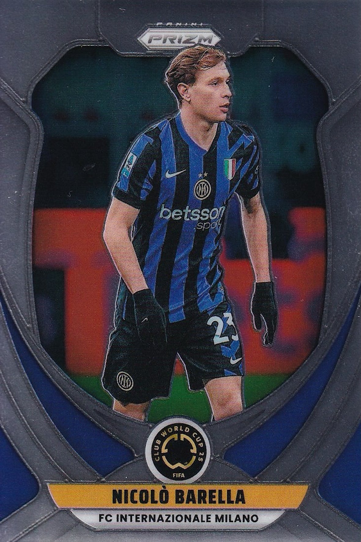 Nicolò Barella Base Card #93 - Panini Prizm FIFA Club World Cup 25 (2025) - Inter Milan