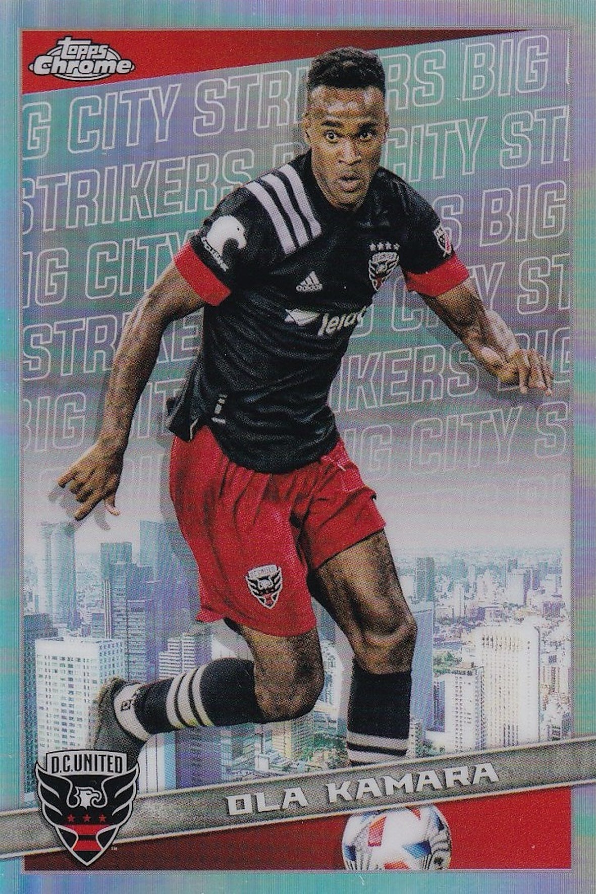 Ola Kamara - 2022 Topps Chrome MLS Big City Strikers #BCS-9 D.C. United