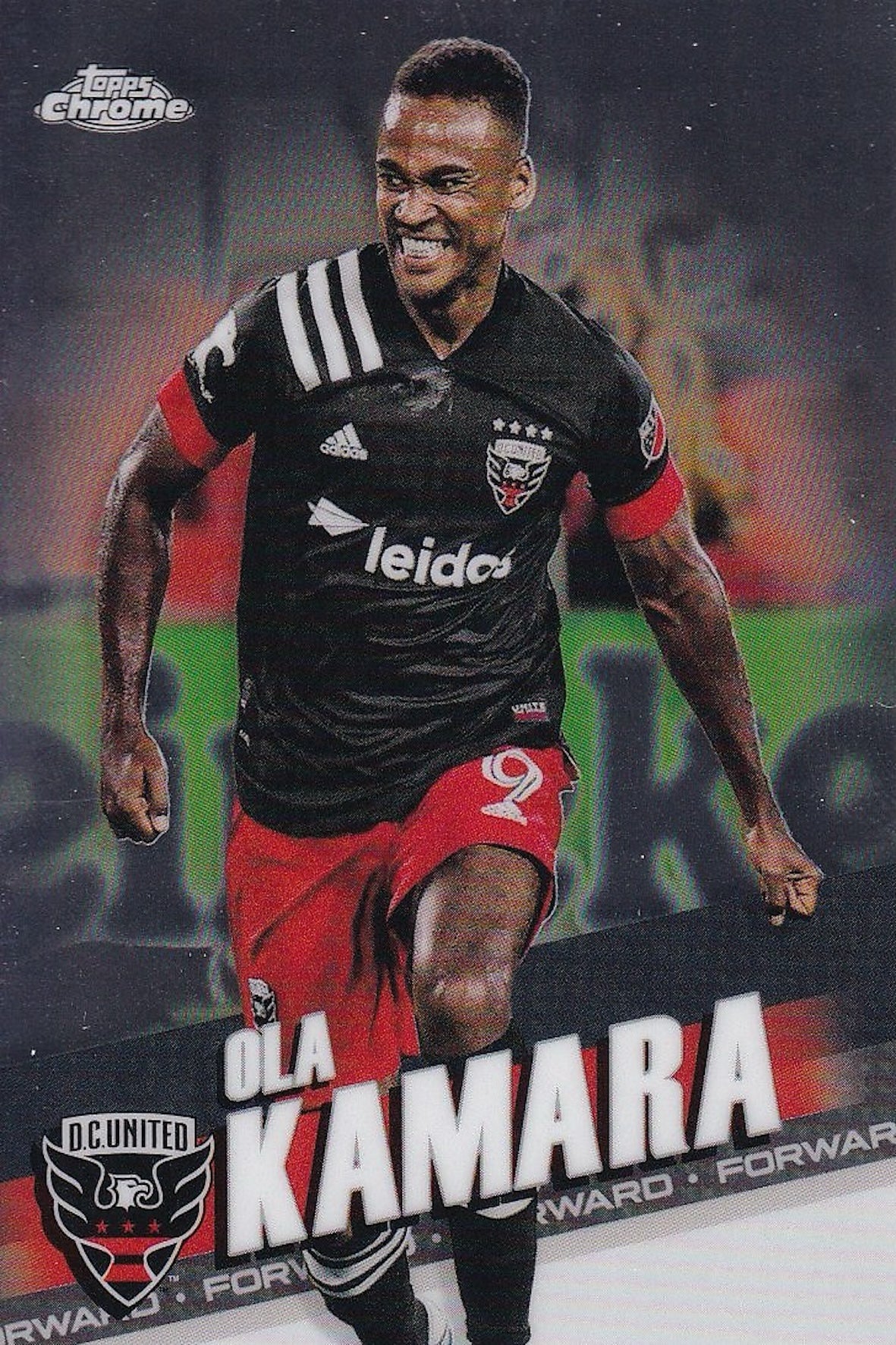 Ola Kamara Base Card #168 Topps Chrome 2022 MLS - D.C. United