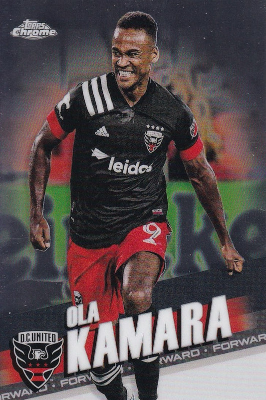 Ola Kamara Base Card #168 Topps Chrome 2022 MLS - D.C. United