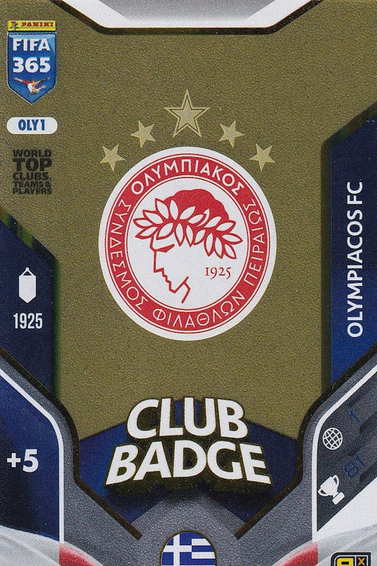 Olympiacos FC Club Badge Card #OLY1 - PANINI FIFA 365 ADRENALYN XL 2026