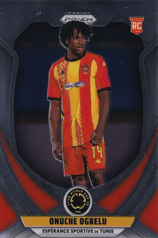 Onuche Ogbelu Rookie (RC) Base Card #84 - Panini Prizm FIFA Club World Cup 25 (2025) (Esperance Sportive De Tunis)
