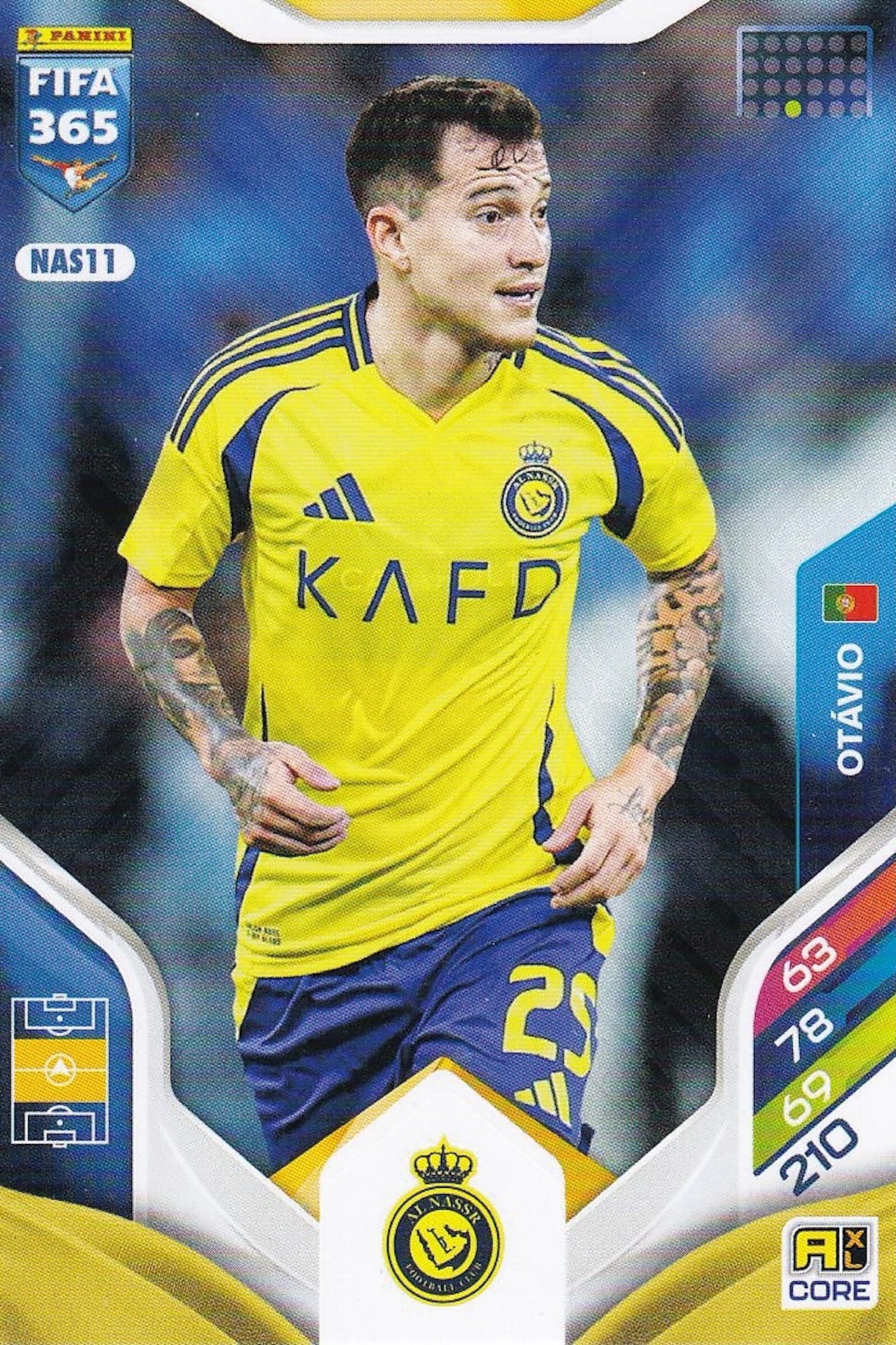 Otavio Base Card #NAS11 - Panini FIFA 365 Adrenalyn XL 2026