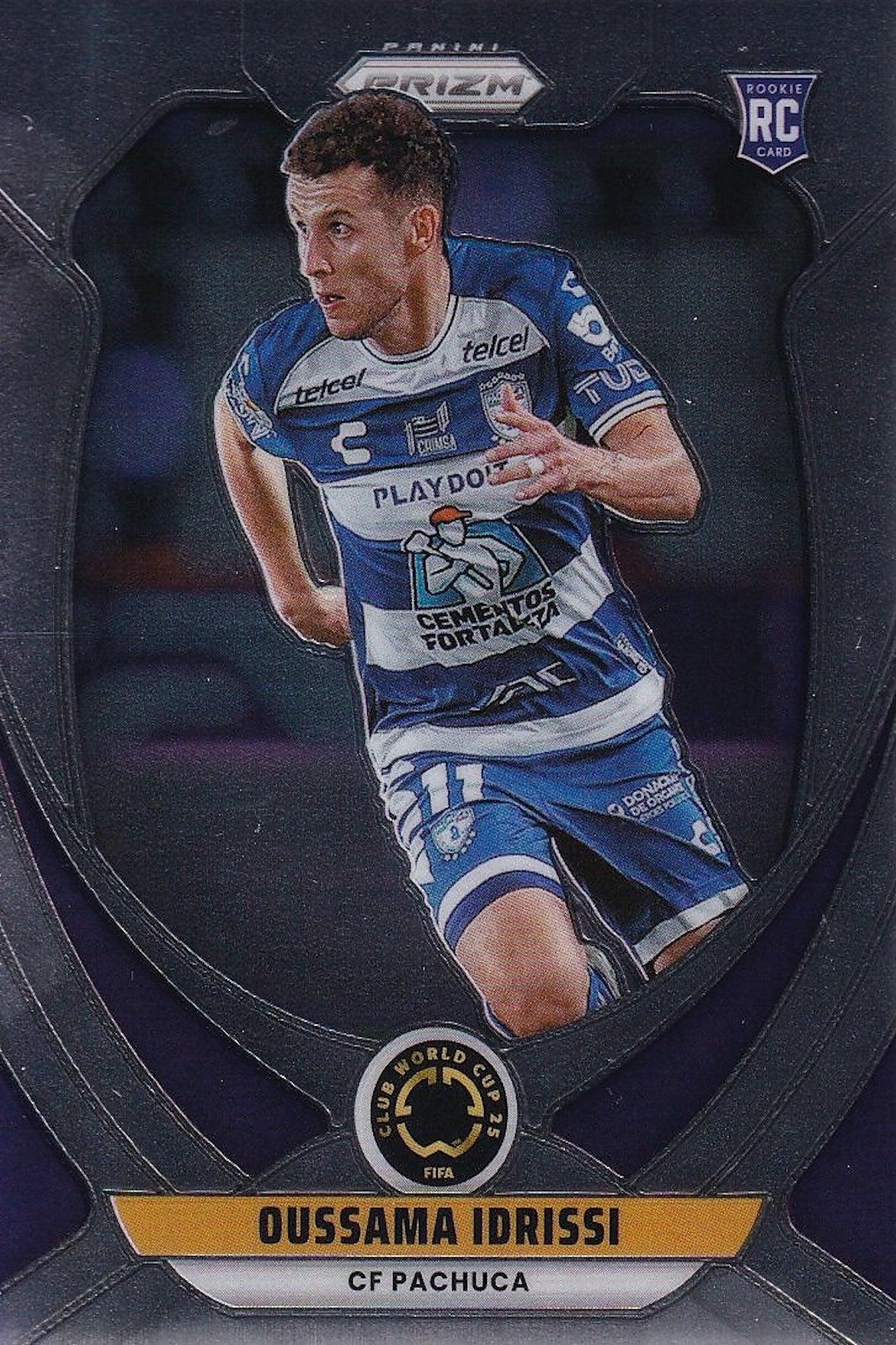 Oussama Idrissi Rookie (RC) Card #147, Panini Prizm FIFA Club World Cup 25 (2025) CF Pachuca