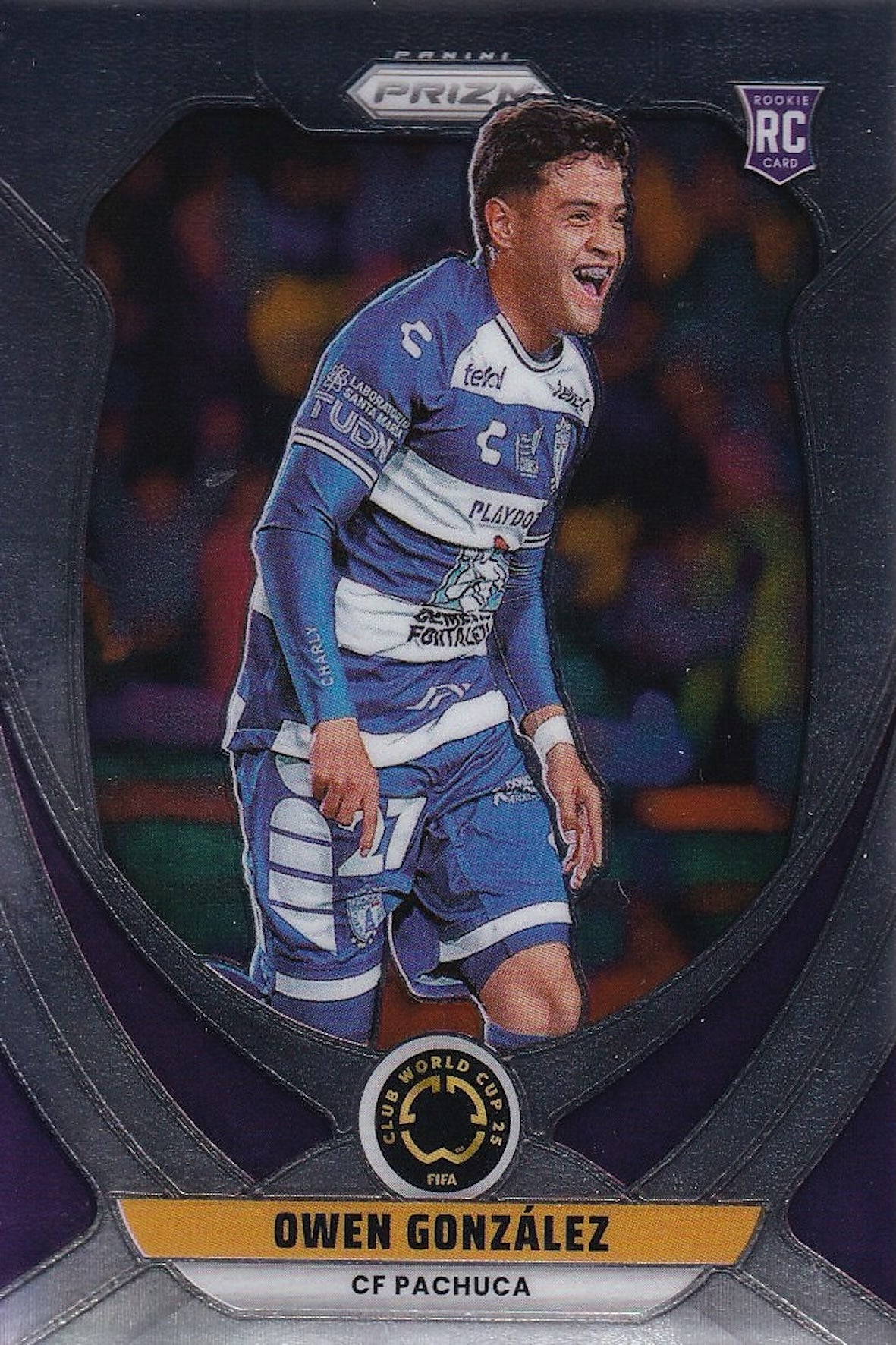 Owen Gonzalez Rookie (RC) Card #148, Panini Prizm, FIFA Club World Cup 25 (2025) CF Pachuca