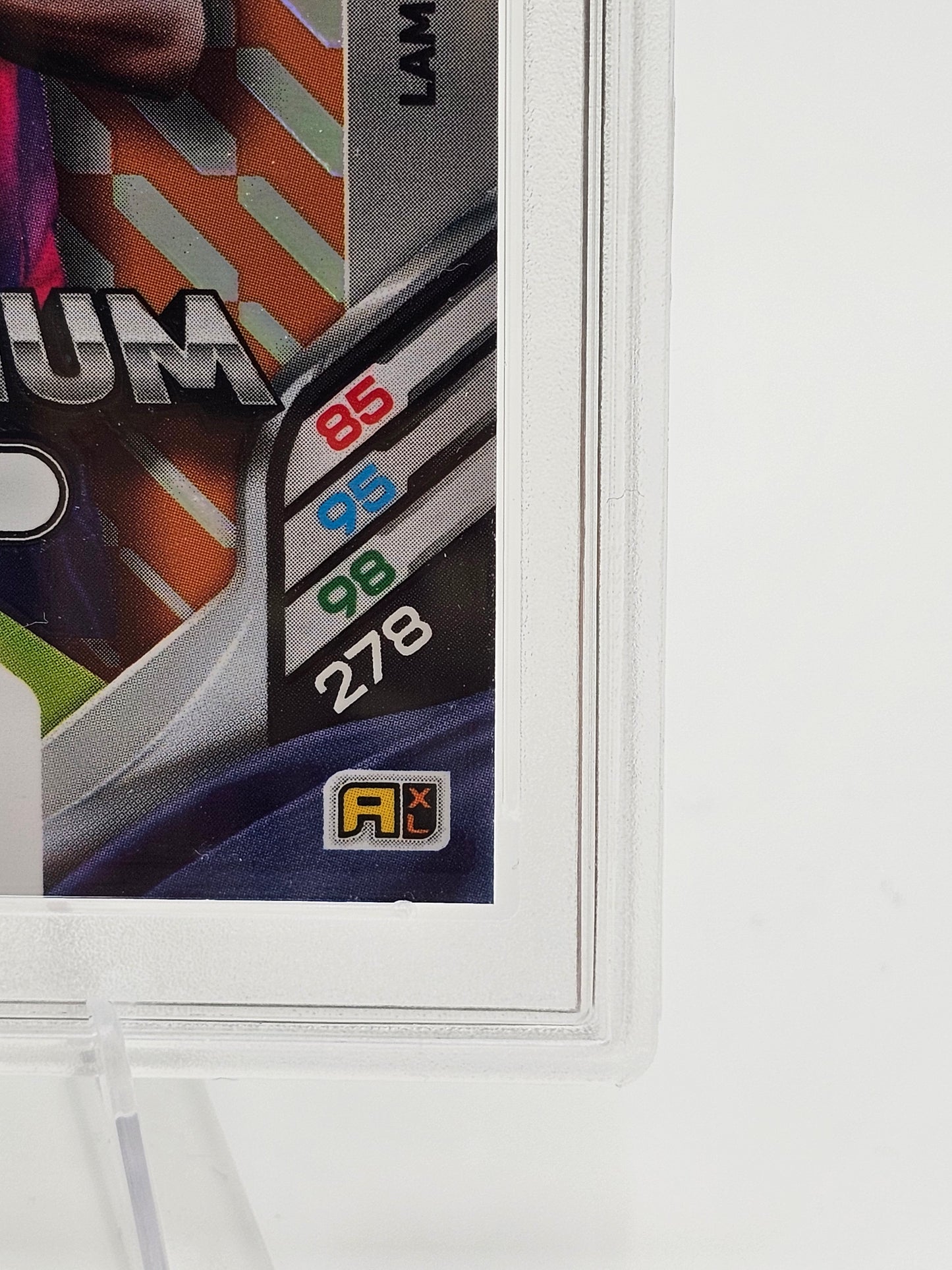 PANINI ADRENALYN XL FIFA 365 2026 Lamine Yamal ORANGE Platinum Rare Parallel /100 MGC 10 GEM MINT Graded Card