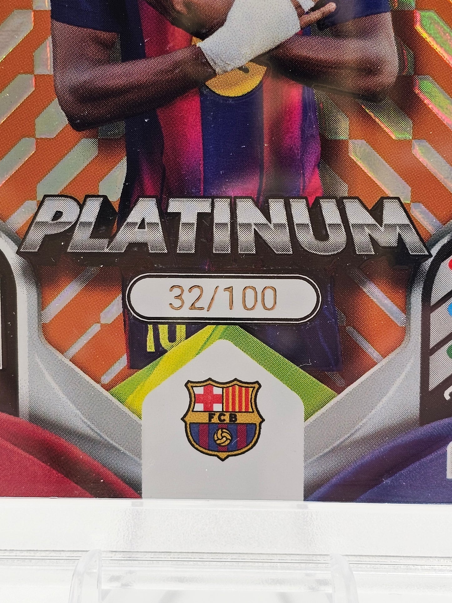 PANINI ADRENALYN XL FIFA 365 2026 Lamine Yamal ORANGE Platinum Rare Parallel /100 MGC 10 GEM MINT Graded Card