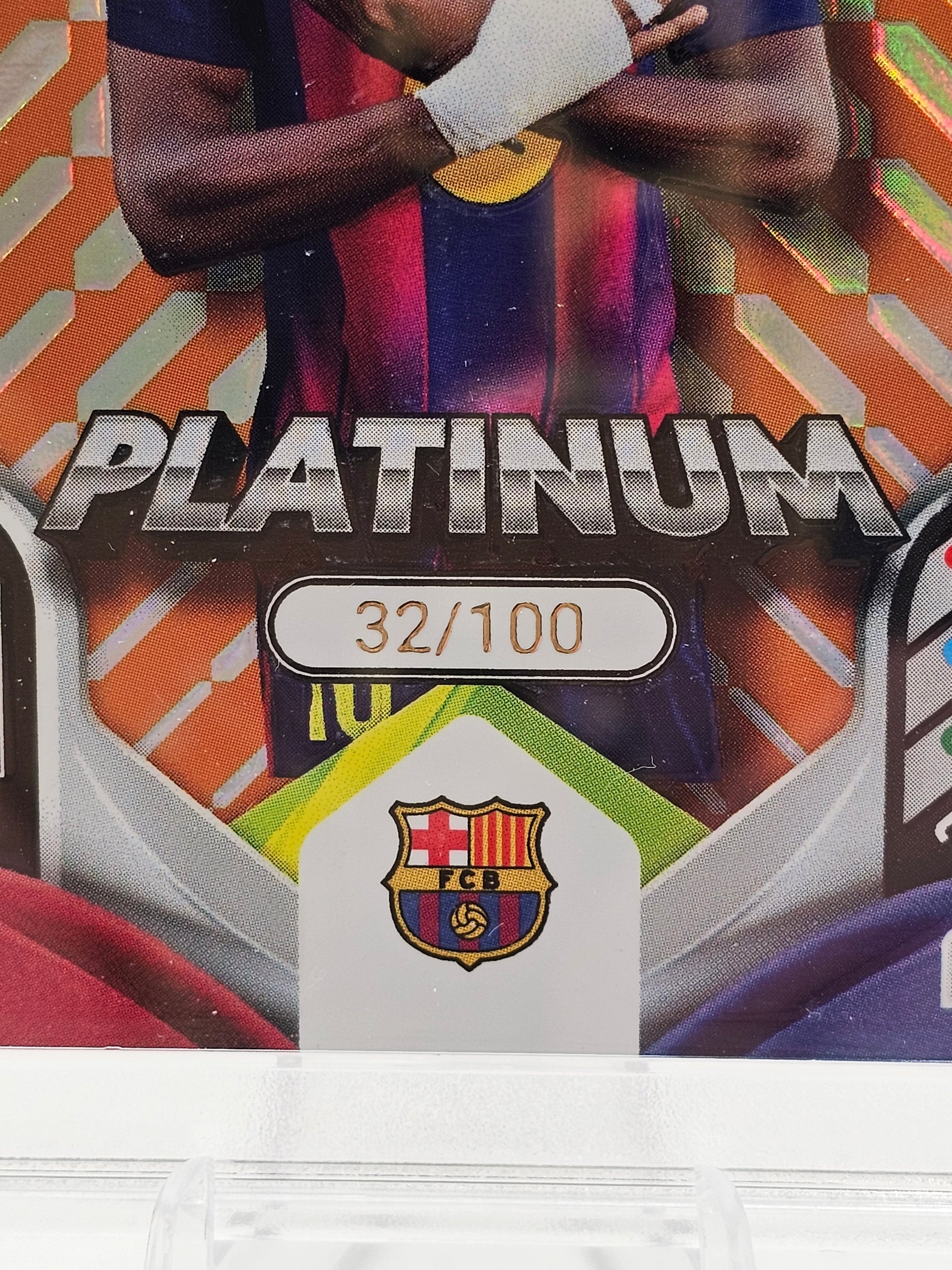 PANINI ADRENALYN XL FIFA 365 2026 Lamine Yamal ORANGE Platinum Rare Parallel /100 MGC 10 GEM MINT Graded Card
