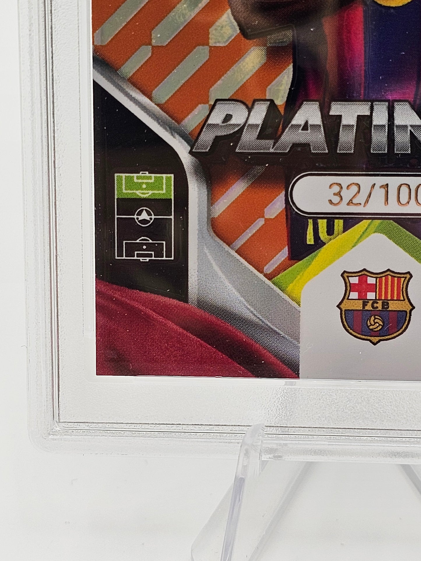 PANINI ADRENALYN XL FIFA 365 2026 Lamine Yamal ORANGE Platinum Rare Parallel /100 MGC 10 GEM MINT Graded Card