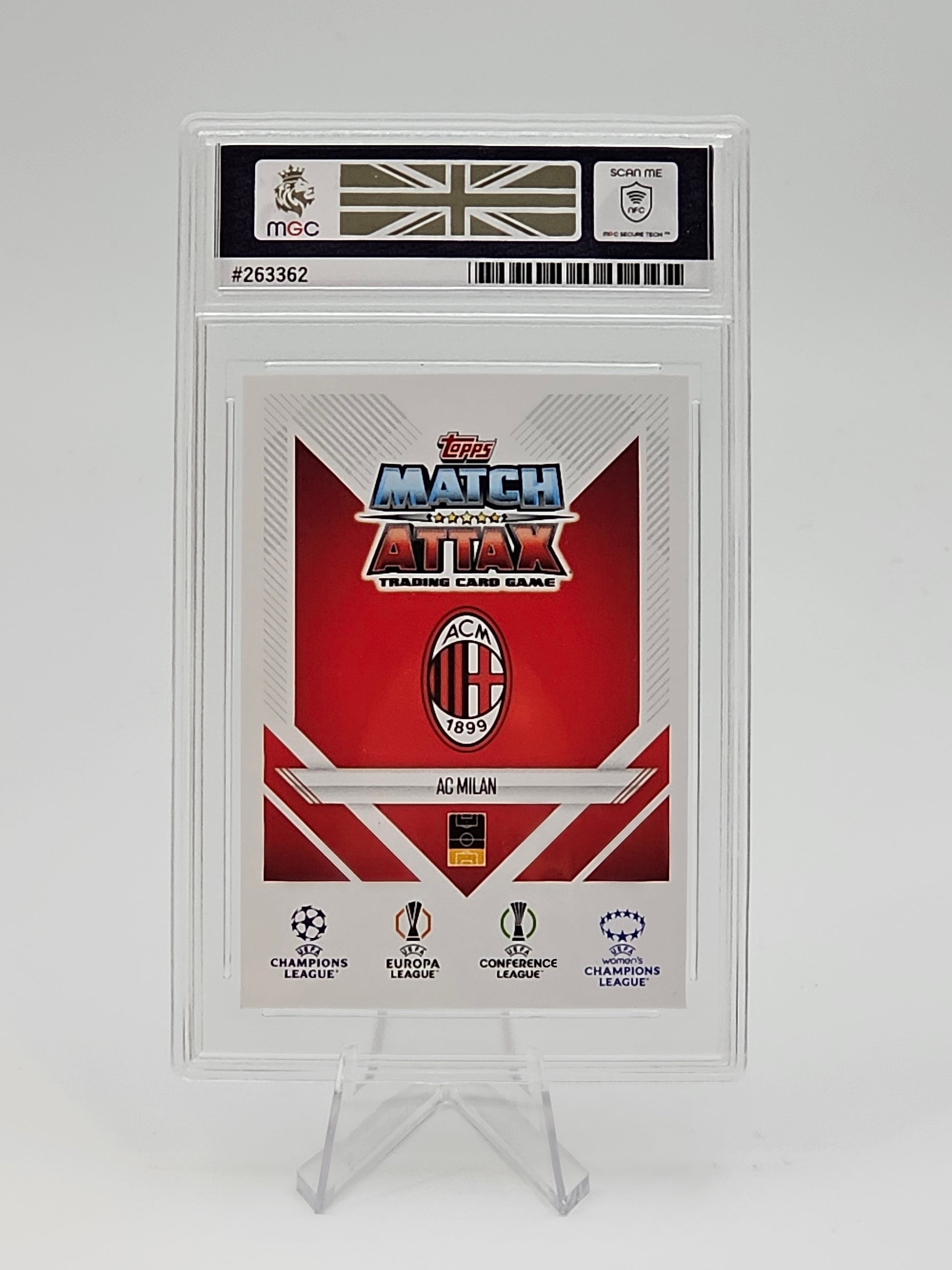 Paolo Maldini Giants of the Game Match Attax Extra 2024 2025 #GIA Graded MGC 9