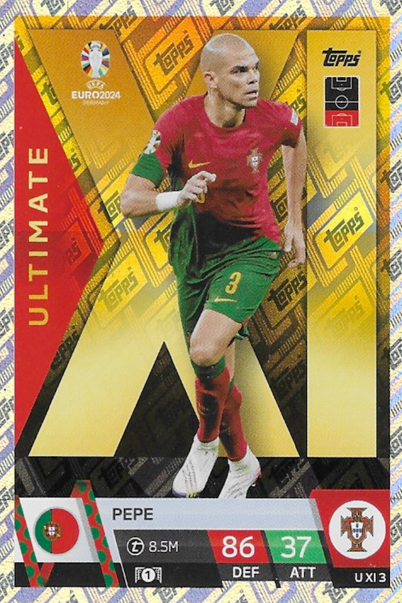 Pepe Ultimate Card No #U XI 3 - Topps MATCH ATTAX Euro 2024