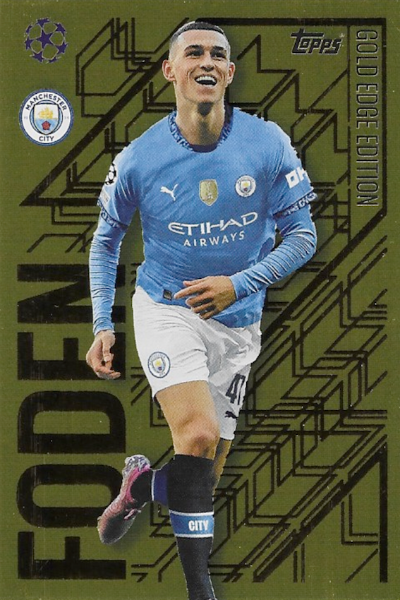 Phil Foden Gold Edge Edition Card Number GE1 - Topps Match Attax 24/25 (2024/2025) - Man City