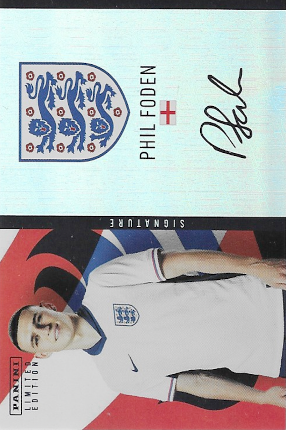 Phil Foden Signature Limited Edition Card - Adrenalyn XL England 2024 Tournament Edition