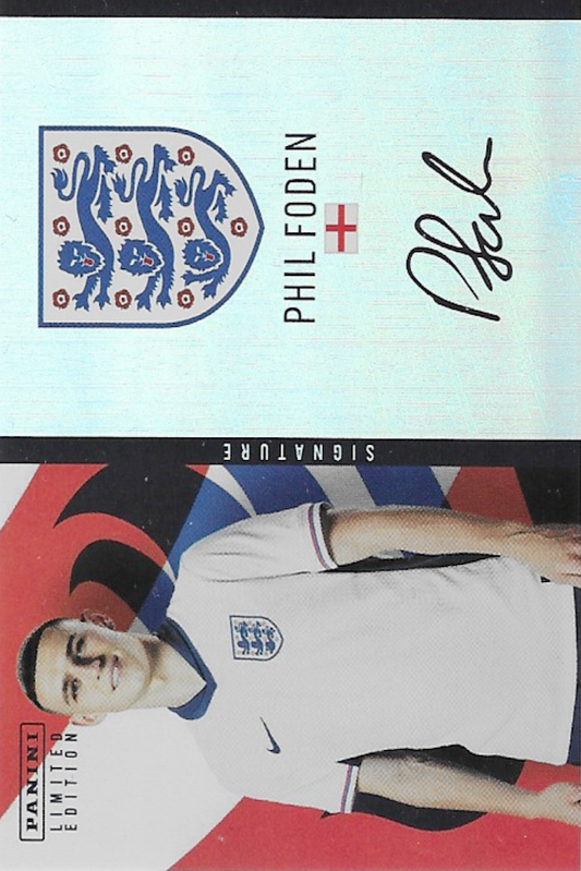 Phil Foden Signature Limited Edition Card - Adrenalyn XL England 2024 Tournament Edition