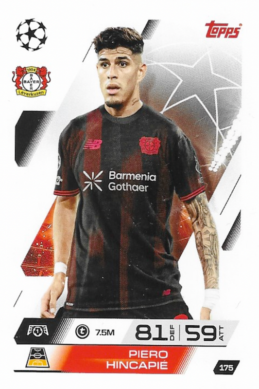 Piero Hincapie Base Card #175 - Topps Match Attax 25/26 (2025/2026)