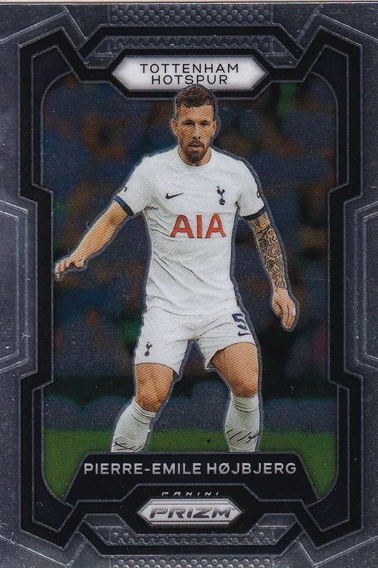 Pierre Emile Hojbjerg Base Card #127 - 2023-24 Panini Prizm Premier League Soccer - Tottenham Hotspur