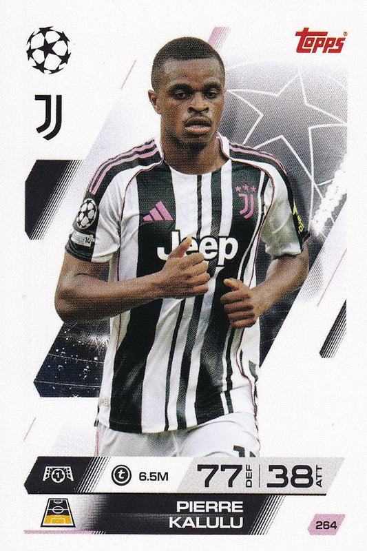 Pierre Kalulu Base Card #264 - Topps Match Attax 25/26 (2025/2026) Juventus