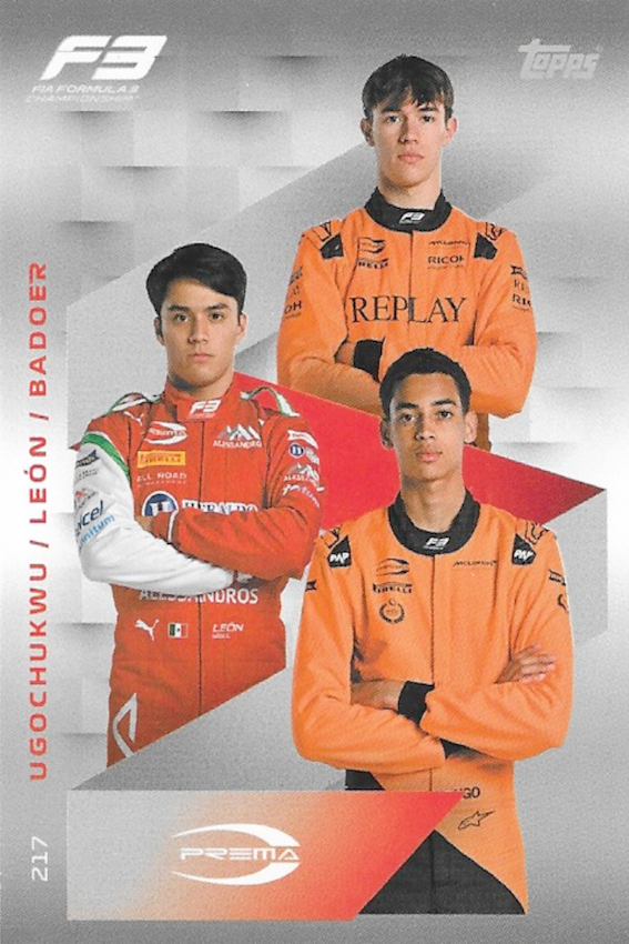 Prema Team Card F3 Card #217 - Topps F1 Turbo Attax 2025 