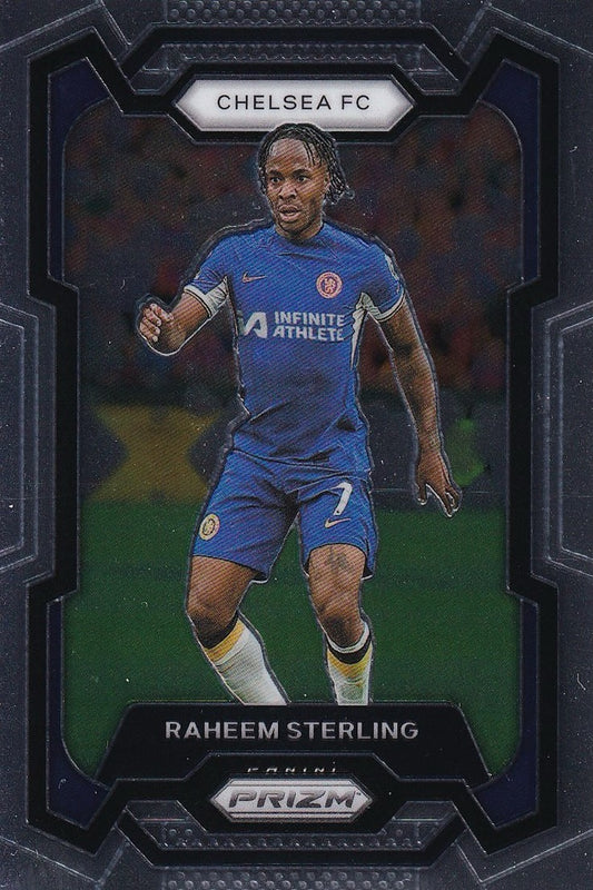 Raheem Stirling Base Card #184 - 2023-24 Panini Prizm Premier League Soccer - Chelsea