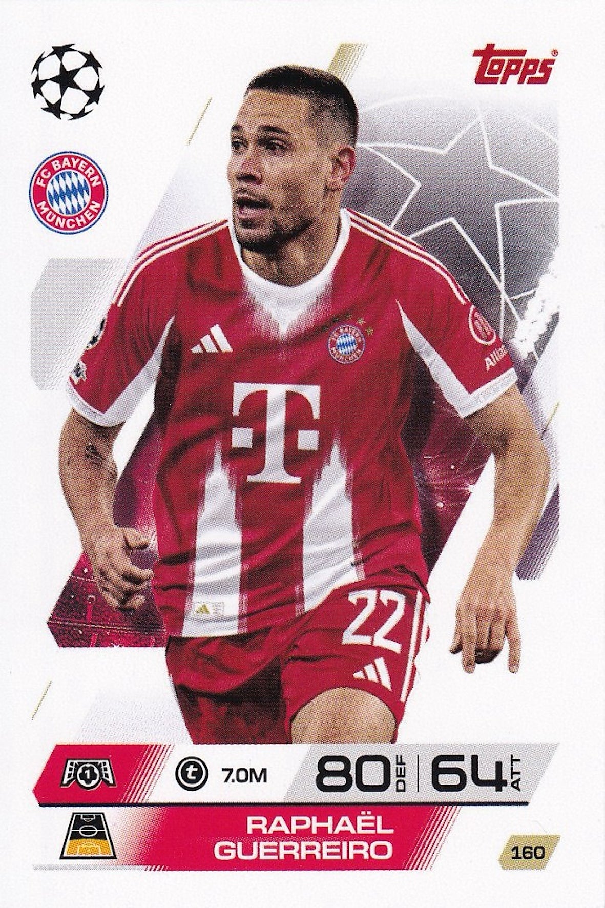 Raphael Guerreiro Base Card #160 - Topps Match Attax 25/26 (2025/2026)