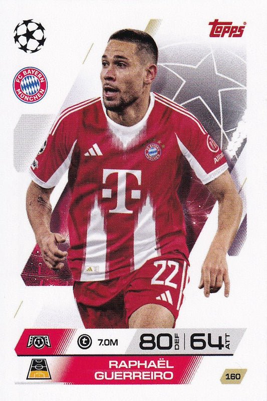 Raphael Guerreiro Base Card #160 - Topps Match Attax 25/26 (2025/2026)