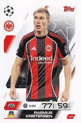 Rasmus Kristensen Base Card #184 - Topps Match Attax 25/26 (2025/2026)