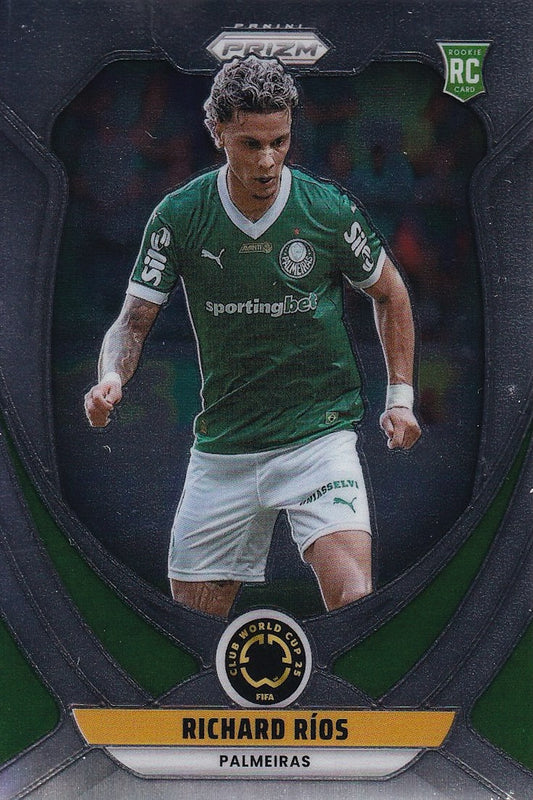Richard Rios Rookie (RC) Card #155 - Panini Prizm FIFA Club World Cup 25 (2025) - Palmeiras