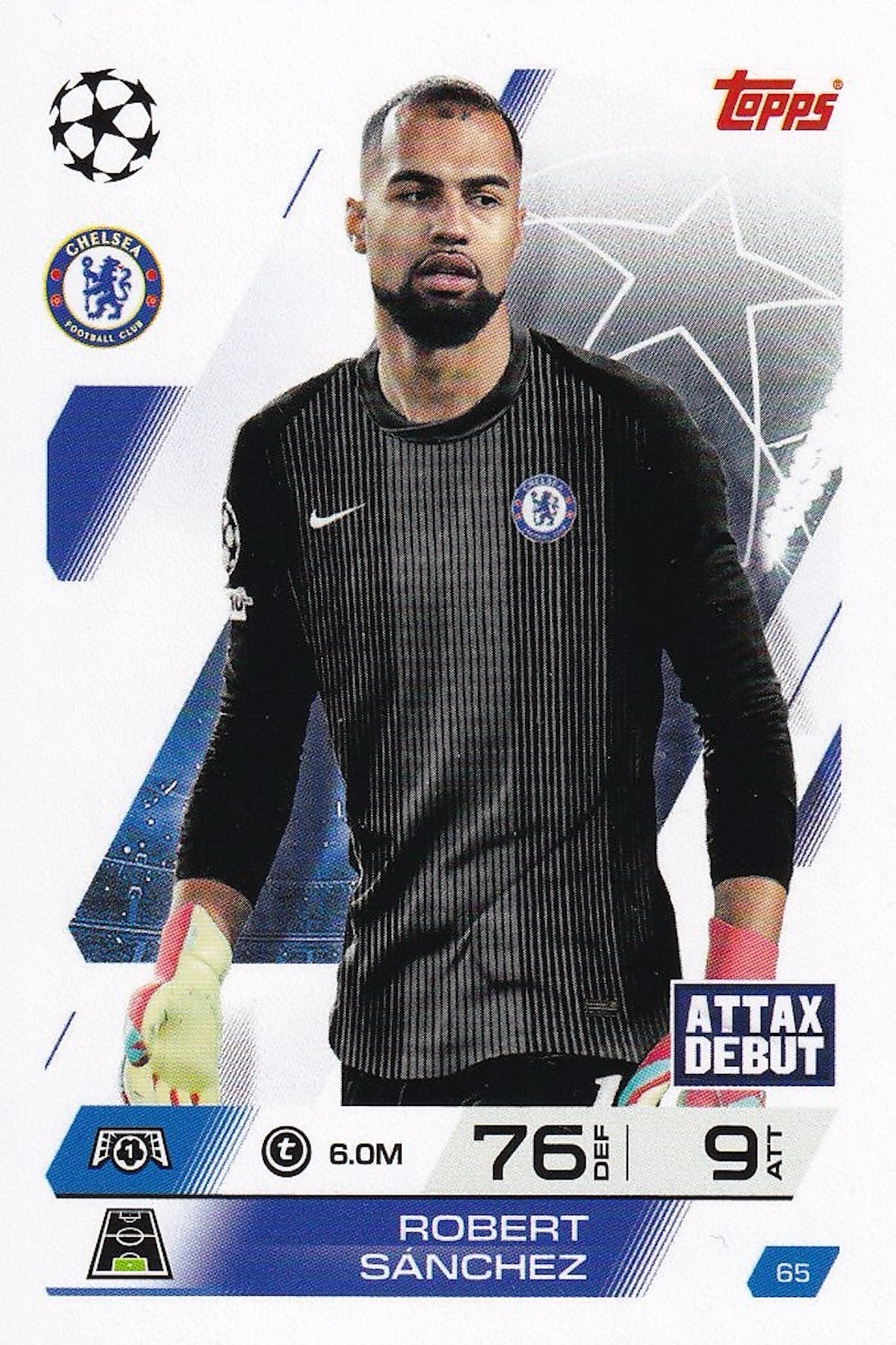 Robert Sanchez Base Card #65 Attax Debut - Topps Match Attax 25/26 (2025/2026) Chelsea