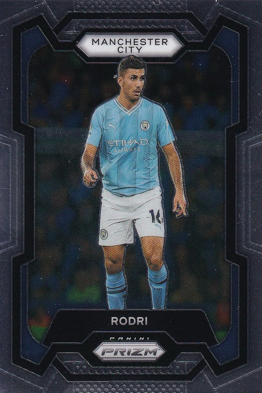 Rodri Base Card #5 - 2023-24 Panini Prizm Premier League Soccer - Manchester City